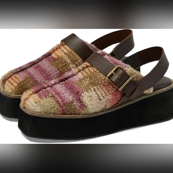 Free People Astrid Platform Mule Shoes